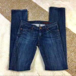 AG Jeans 25 Adriano Goldschmied Straight Leg Denim